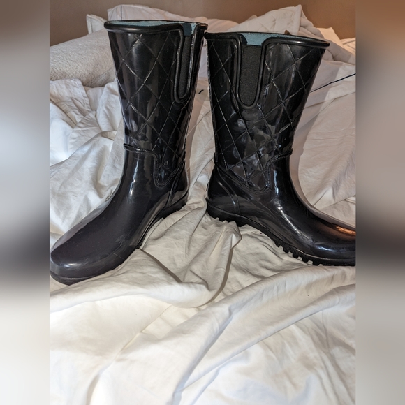 Sperry Topsider Quilted Rubber Rain Boot NELLIE 6 - Picture 7 of 13